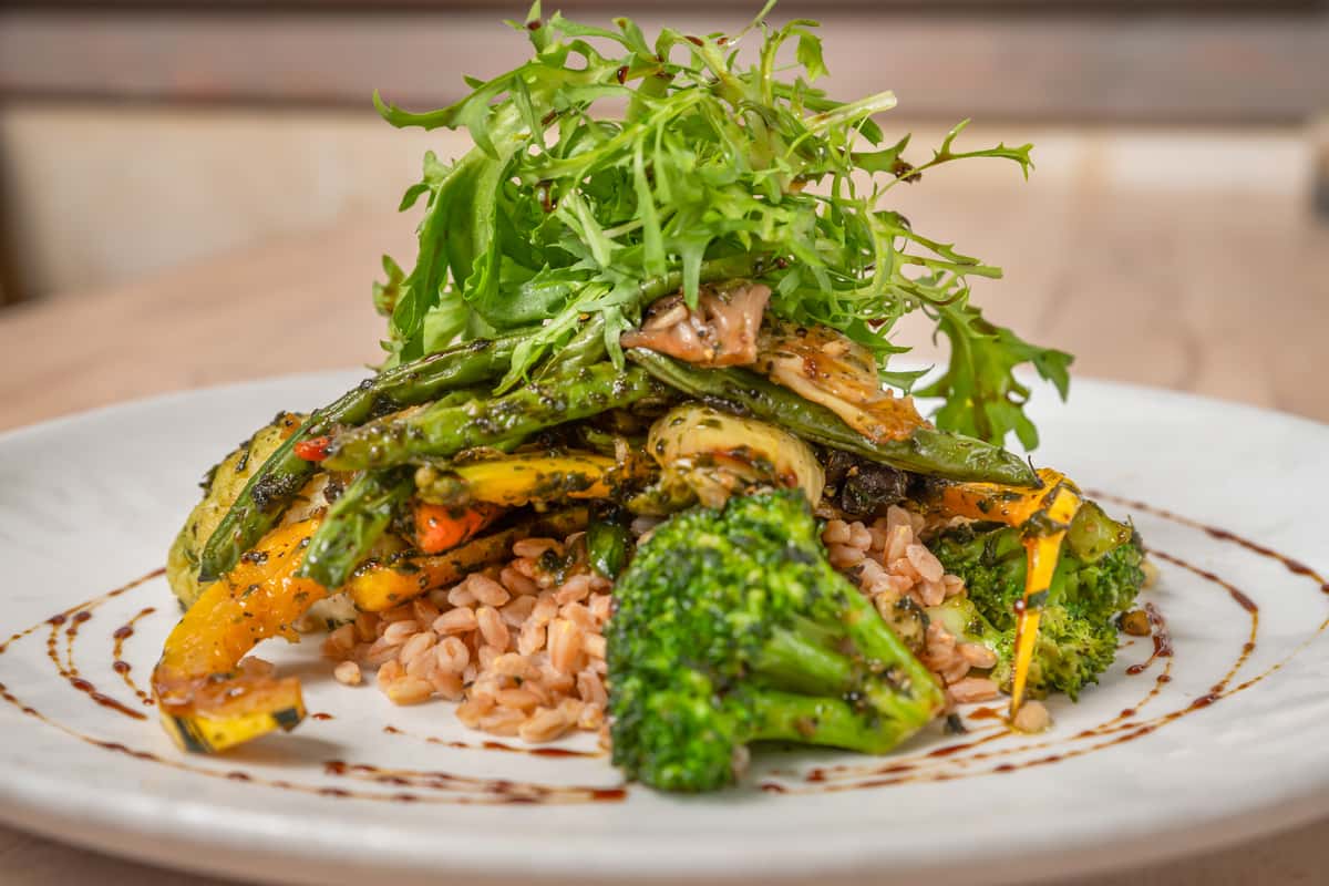 Farmer Market Vegetables & Organic Italian Farro