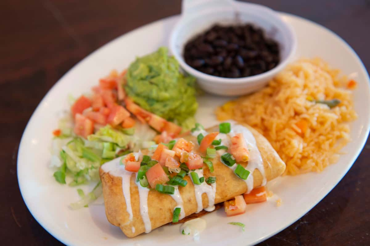 Chimichanga Plate