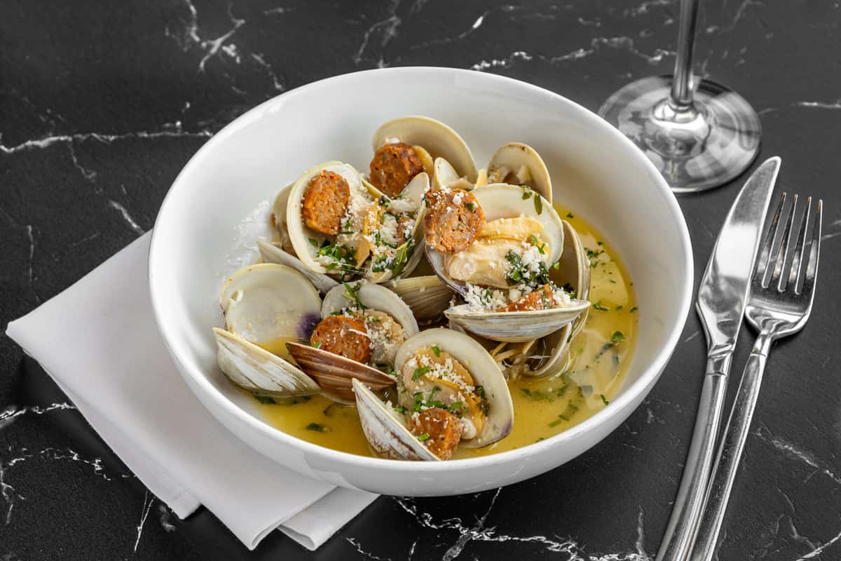 Steamed Little neck Clams