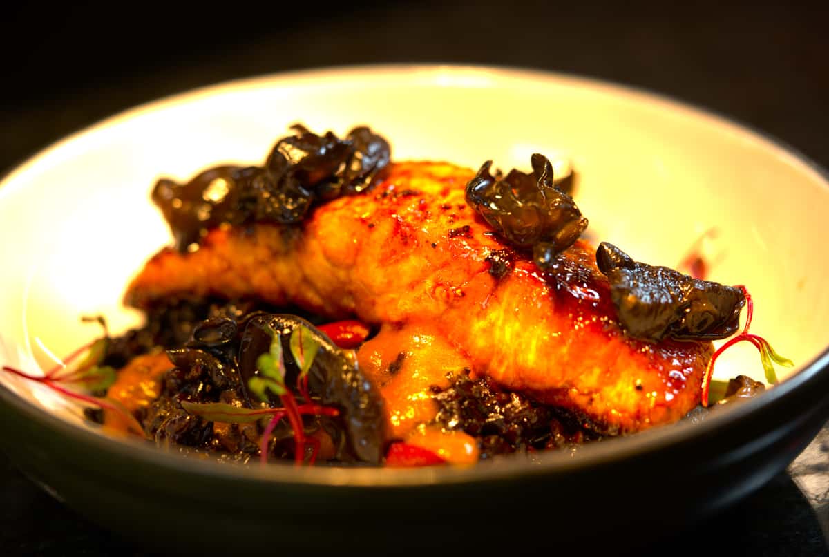Salmon Black Rice