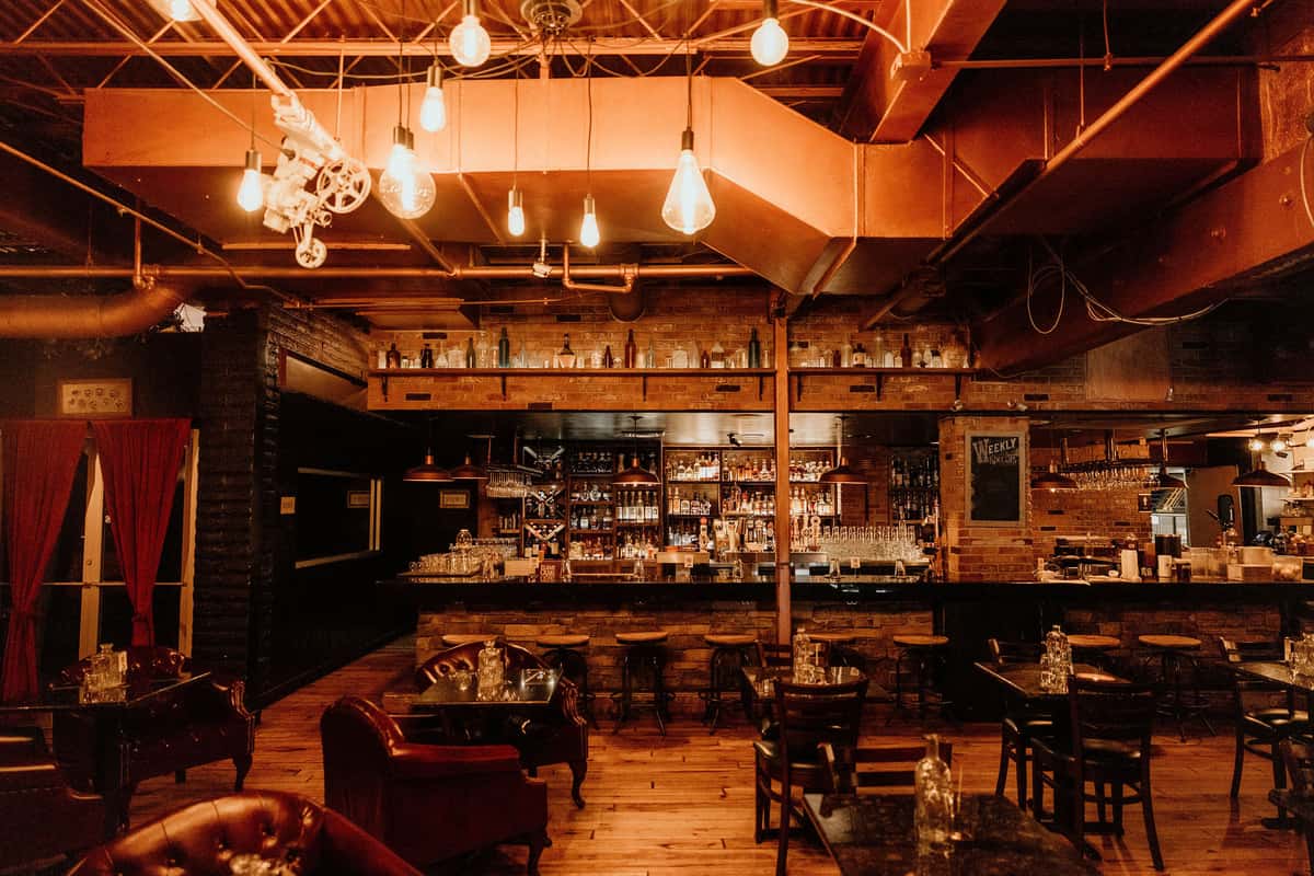 Seating at the bar