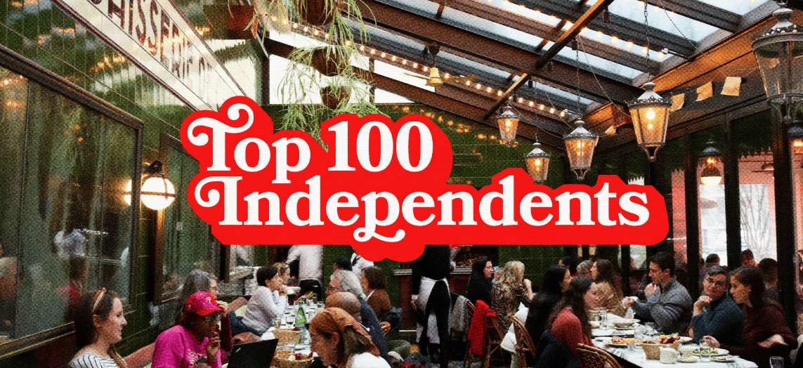 top 100 independents header image