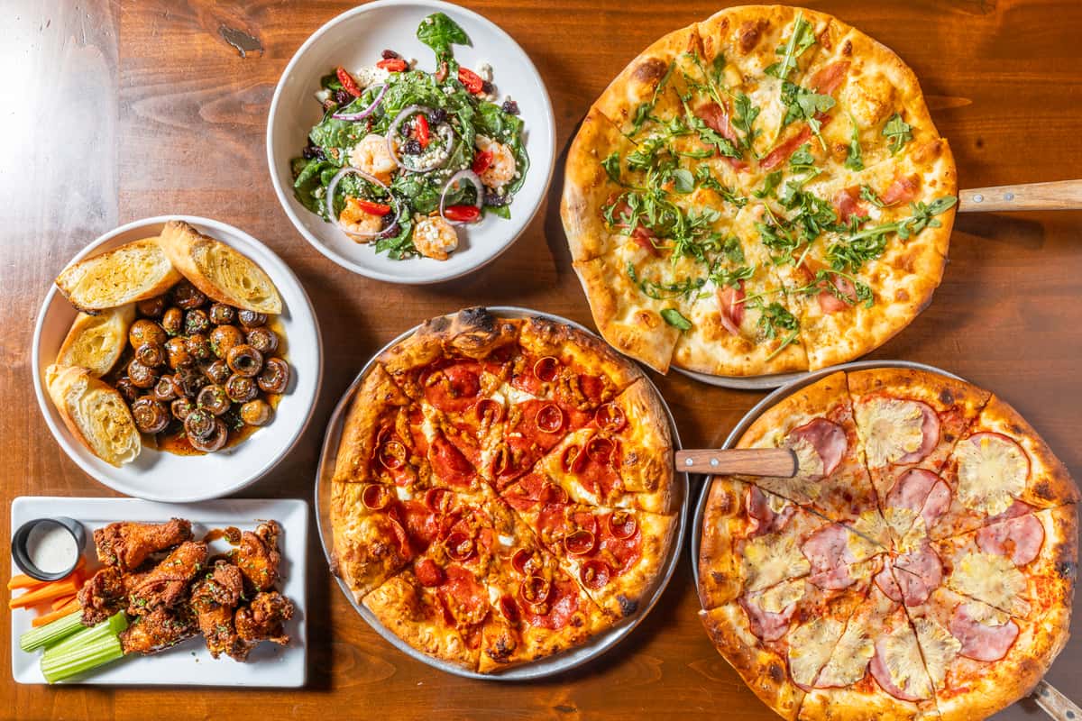 Pizzas and pastas