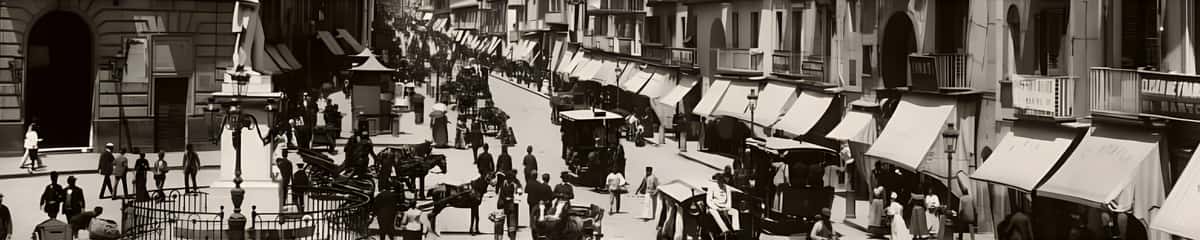 Historical photo of Pasta Company street