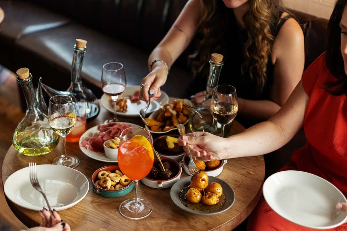 Table full of tapas