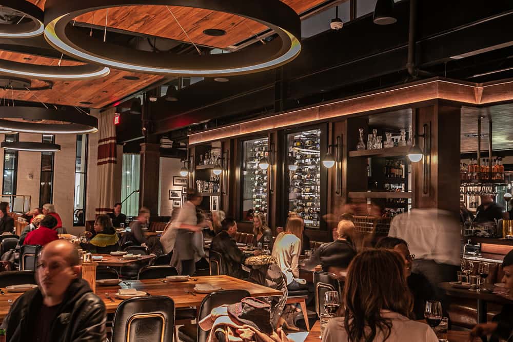 busy restaurant