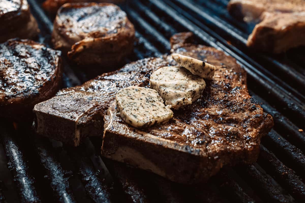 garlic butter steak