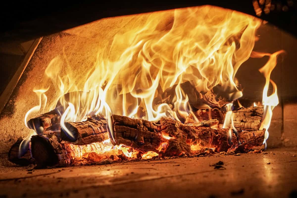 Wood burning oven