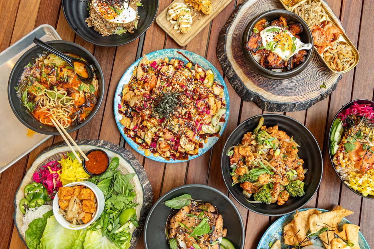 group food spread