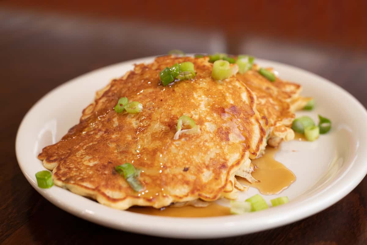 bacon potato pancakes