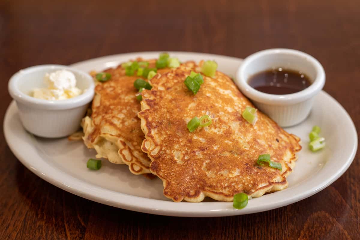 bacon potato pancakes