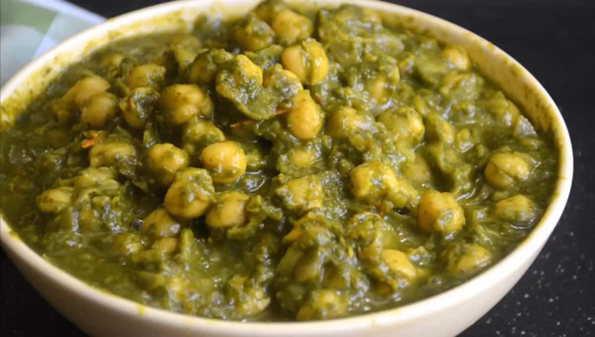 83. Spinach/Palak Chana Masala - Main - Minerva Indian Cuisine - Indian ...