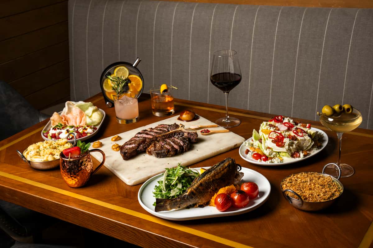 Steak and Wine Dinner