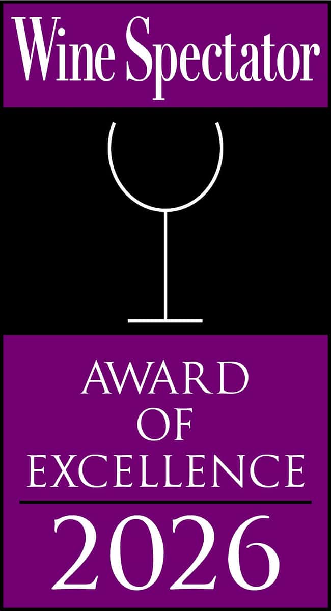 2026 Award of Excellence Wine Spectator