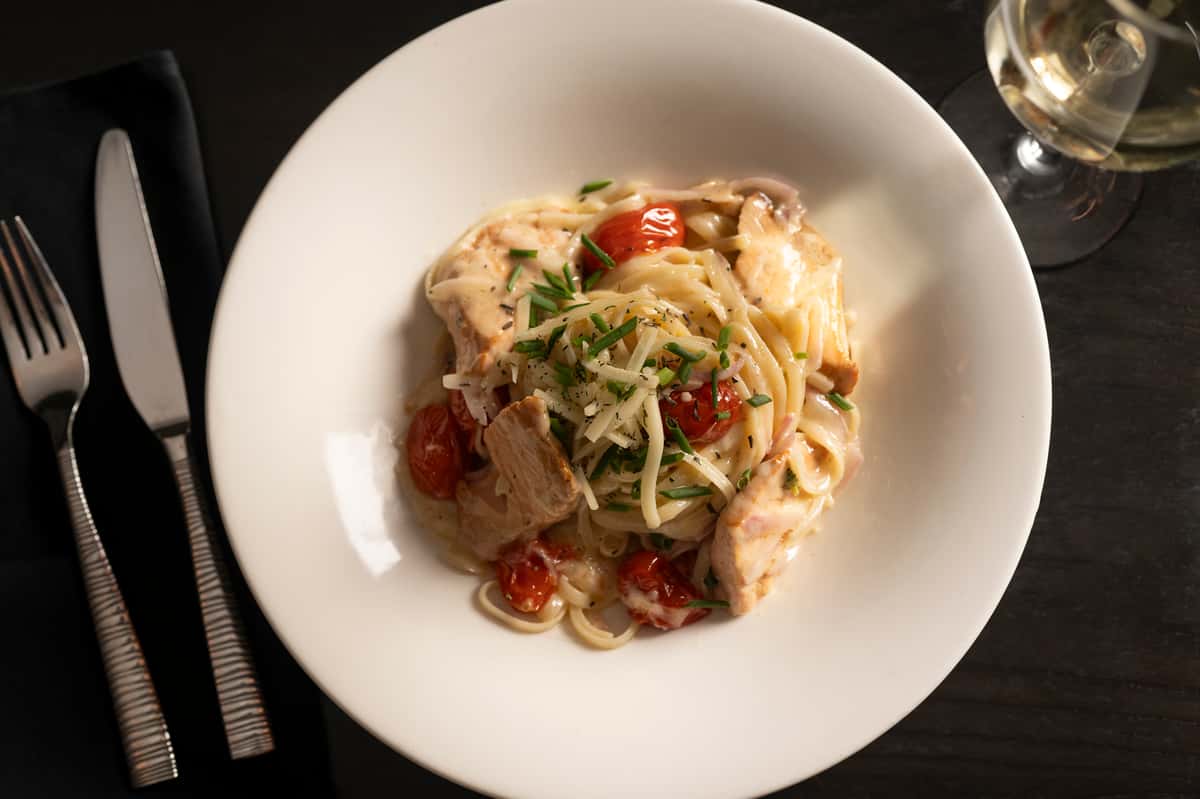Smoked Salmon Linguini