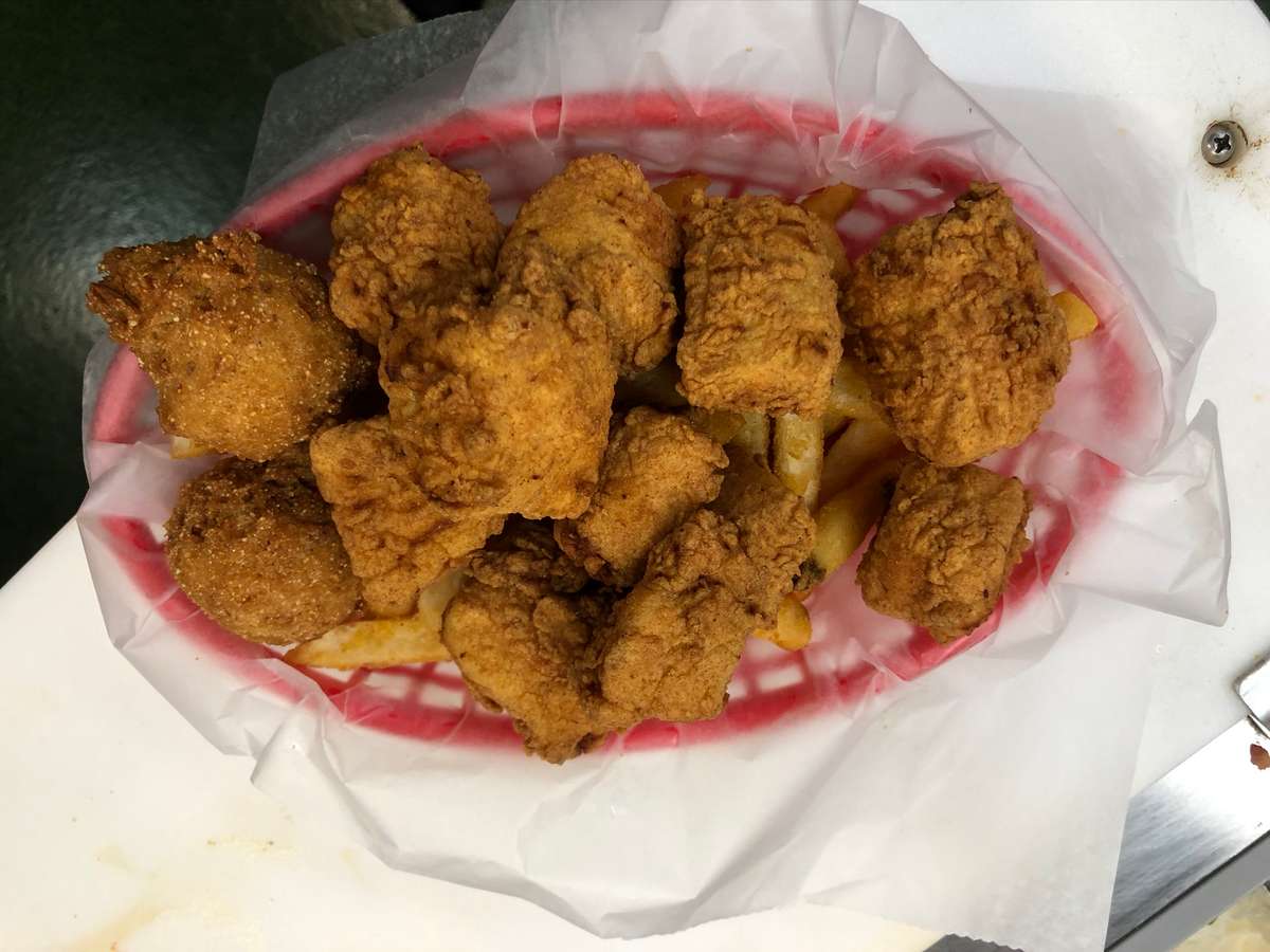 Mahi Mahi Nuggets Dinner Menu Whitey's Fish Camp Seafood