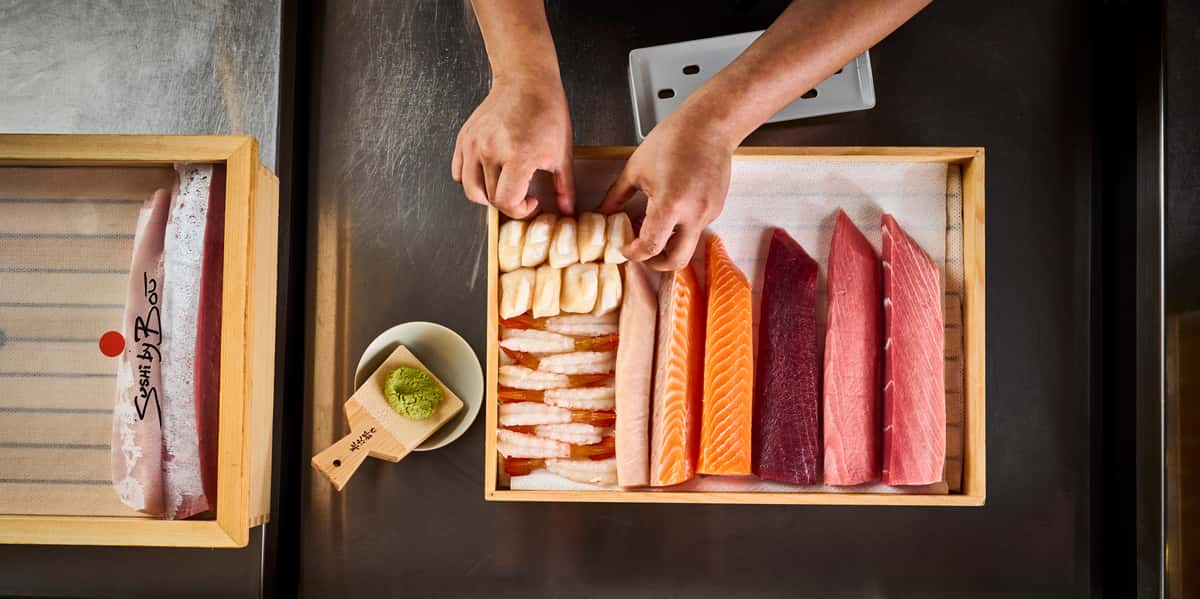 Sushi background