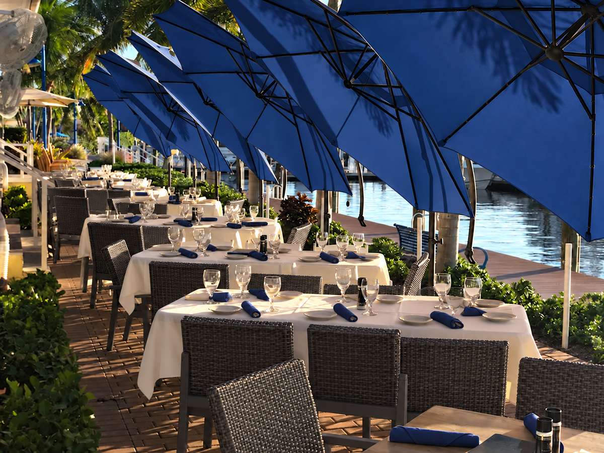 Sailor's Return Restaurant Lower Deck Setup