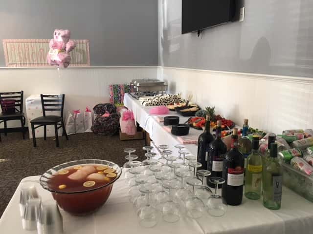 catering table