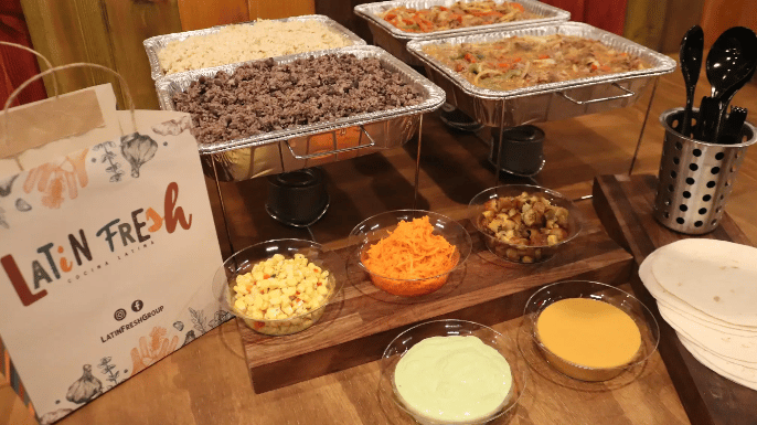 Order our "Build Your Own Taco" Bar package for a group party.