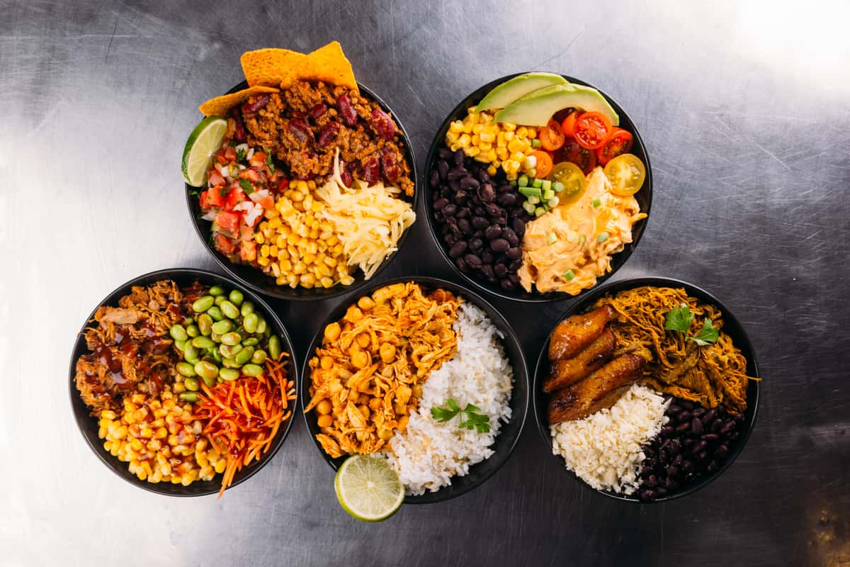 Office Bowls Group Order for Lunch