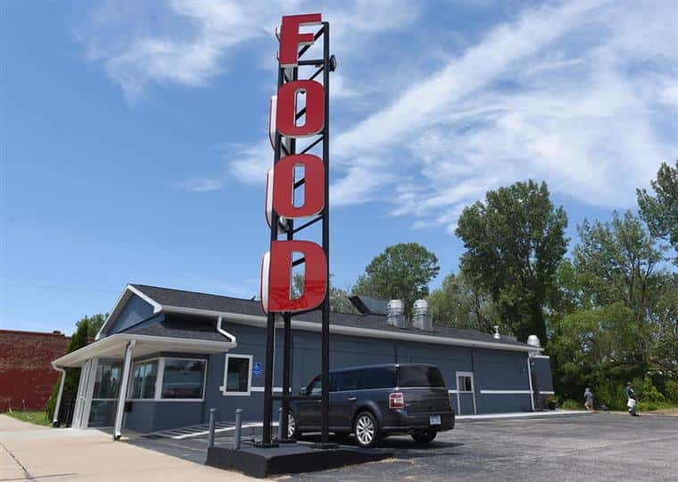 Outside of restaurant