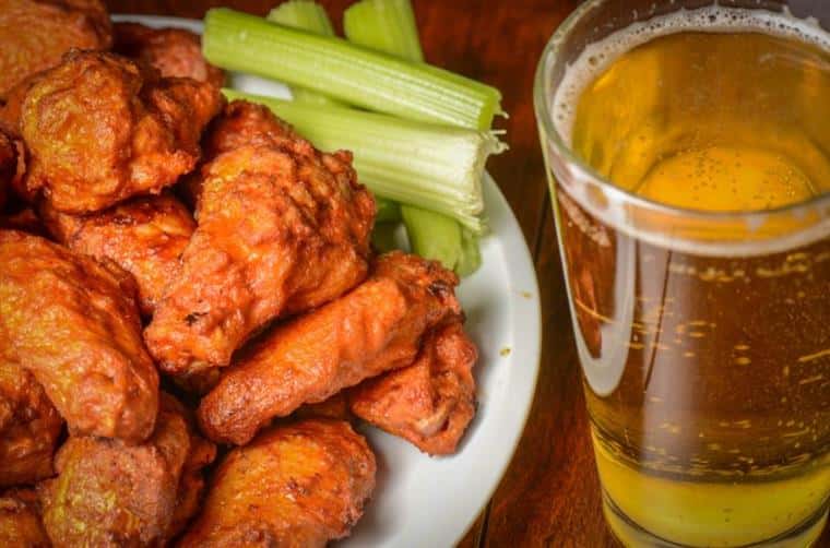 Wings and beer