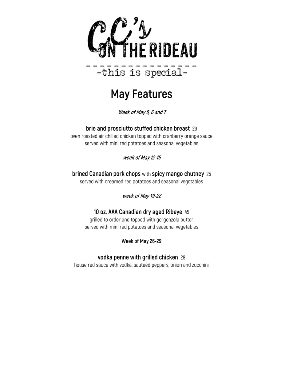 May Specials 