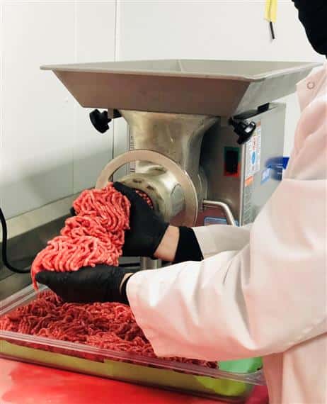 freshly ground burger