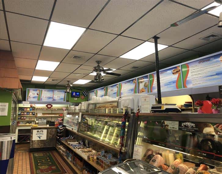 inside of mj's deli