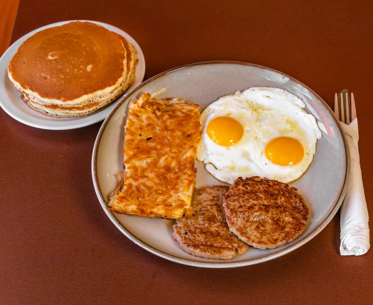 Pancakes and Eggs