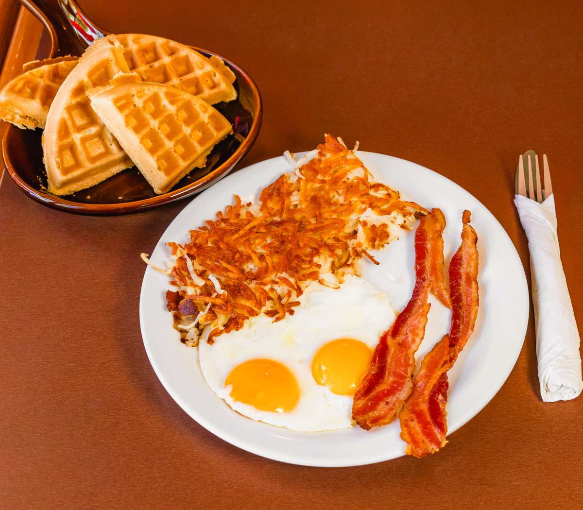 waffles and Eggs