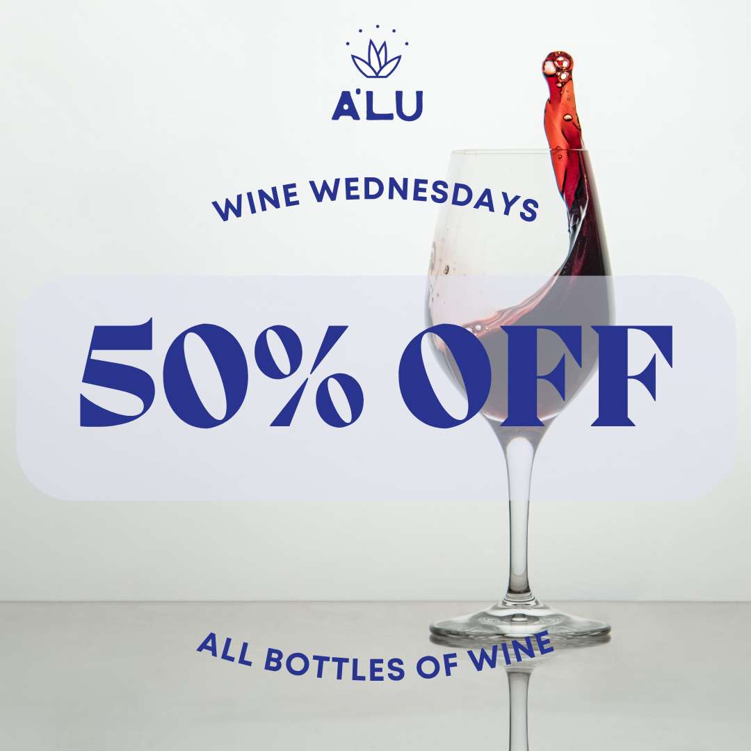 Only on Wed, all wine bottles are half off