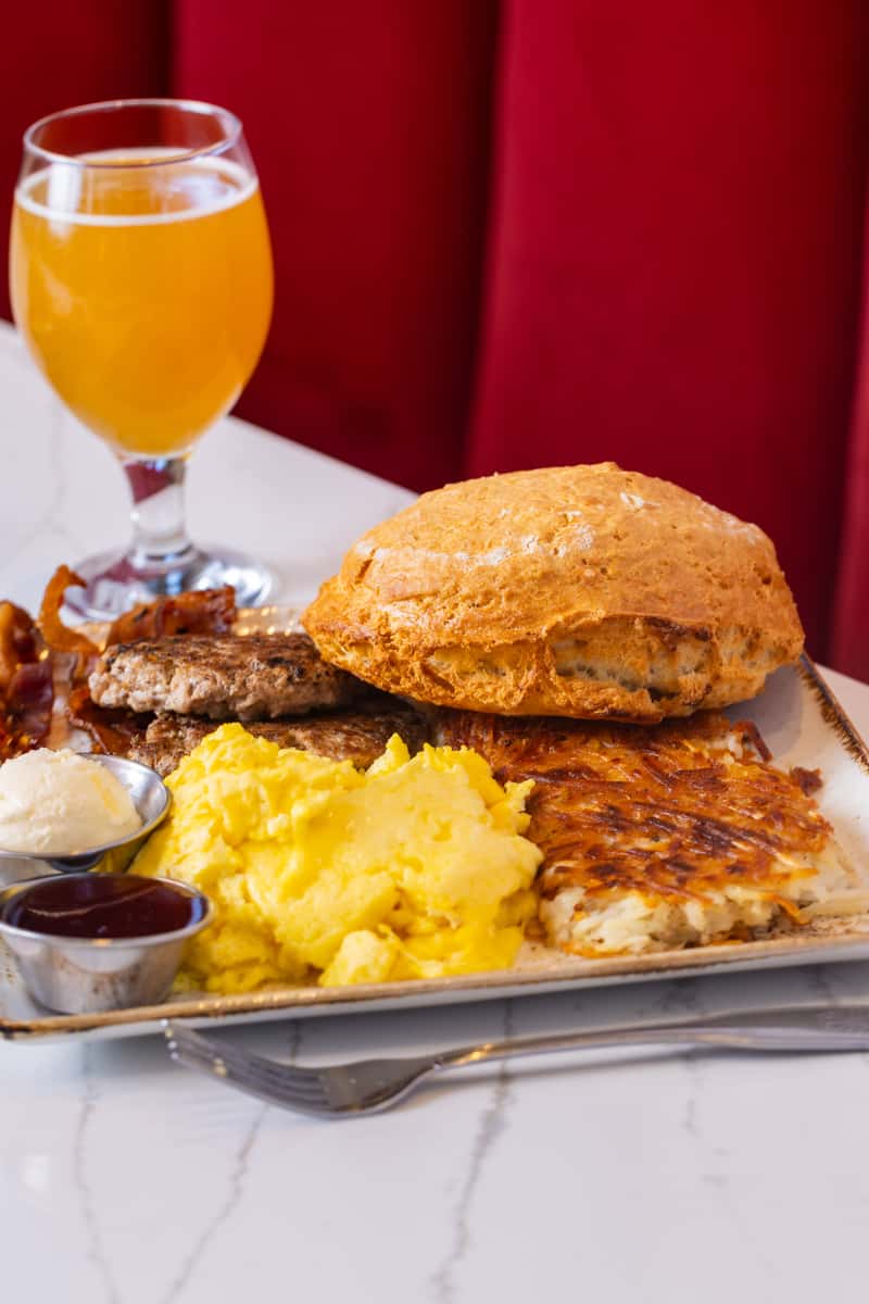 breakfast plate