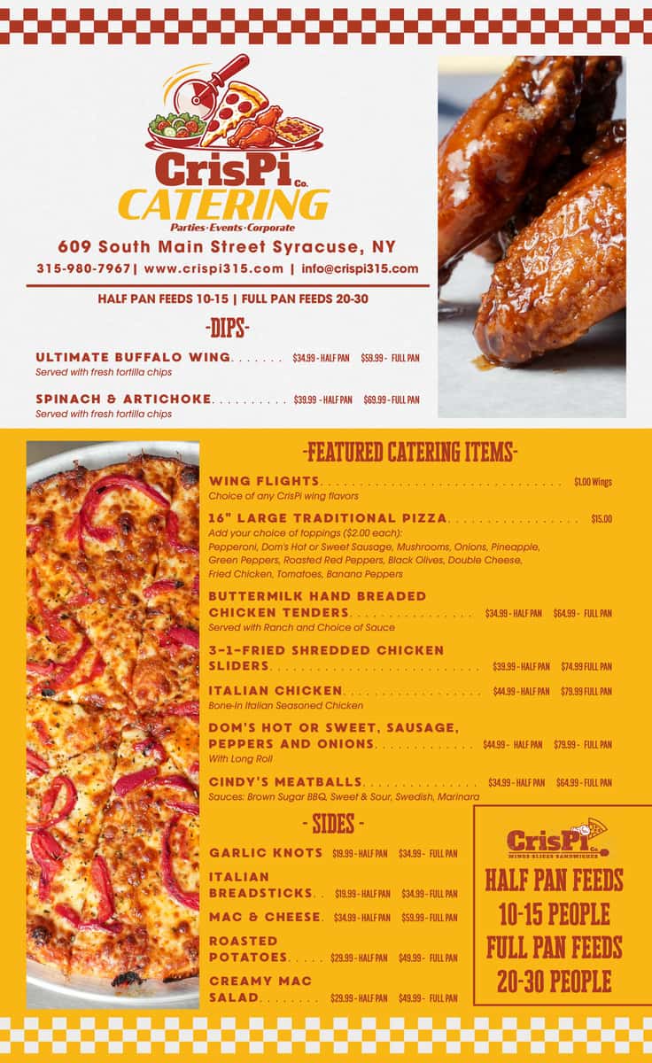 Catering Menu