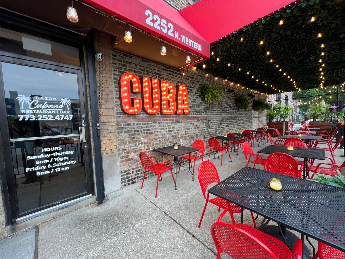 Outside seating