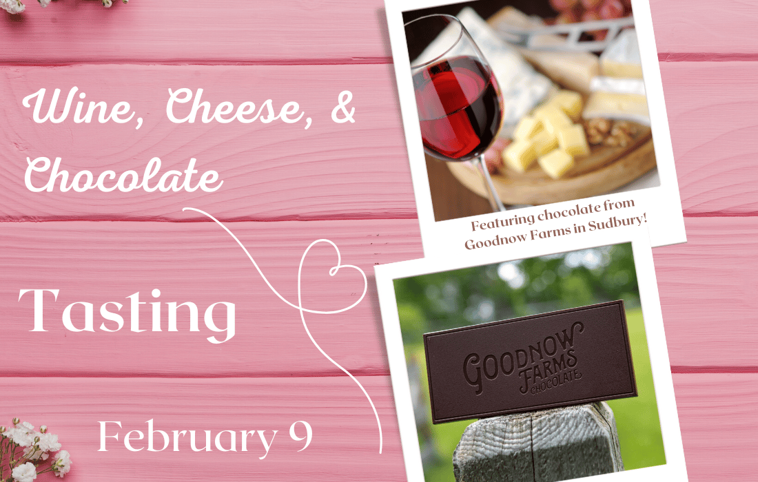 Valentine's Virtual Wine, Cheese, and Chocolate Tasting