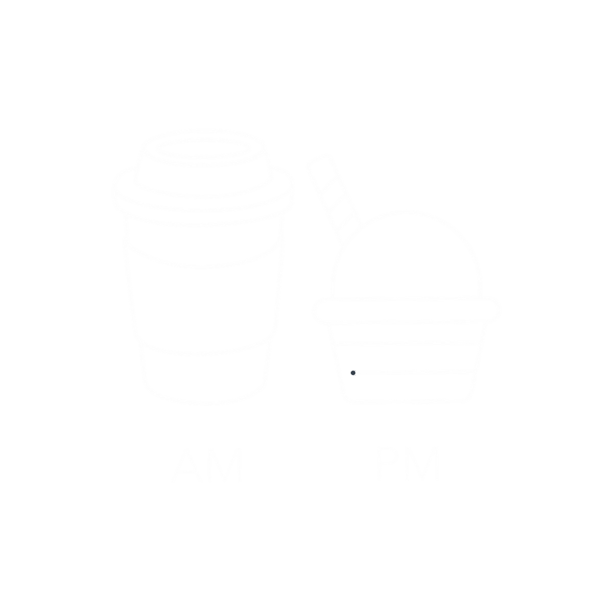 Coffee outline graphic illustration