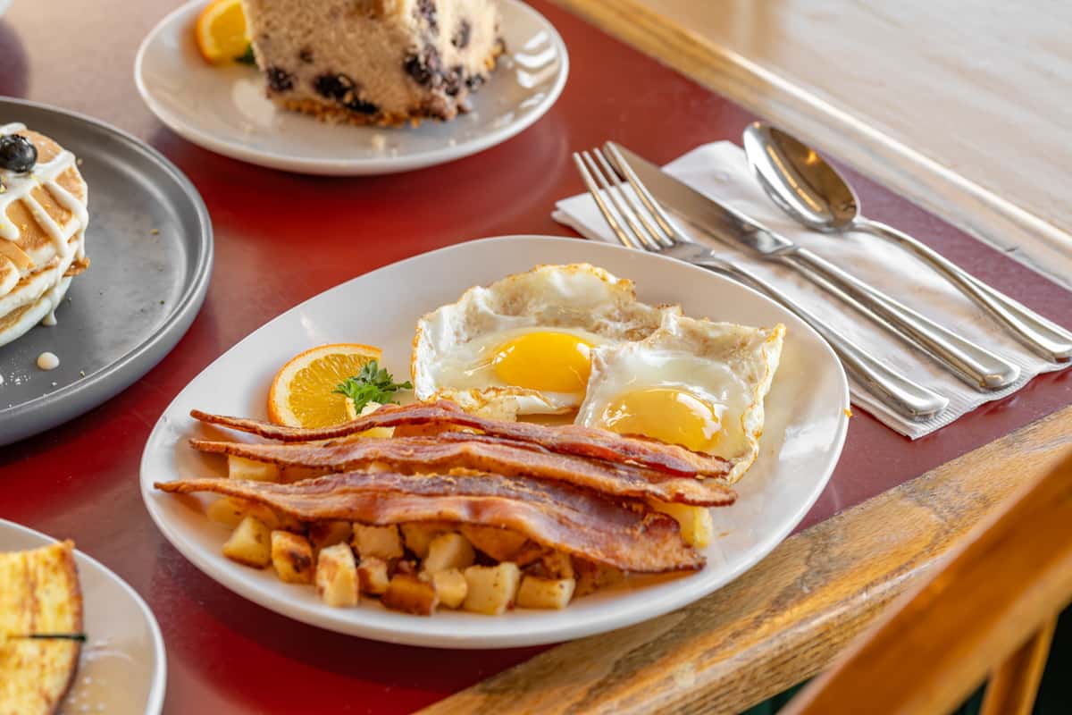 Eggs and bacon