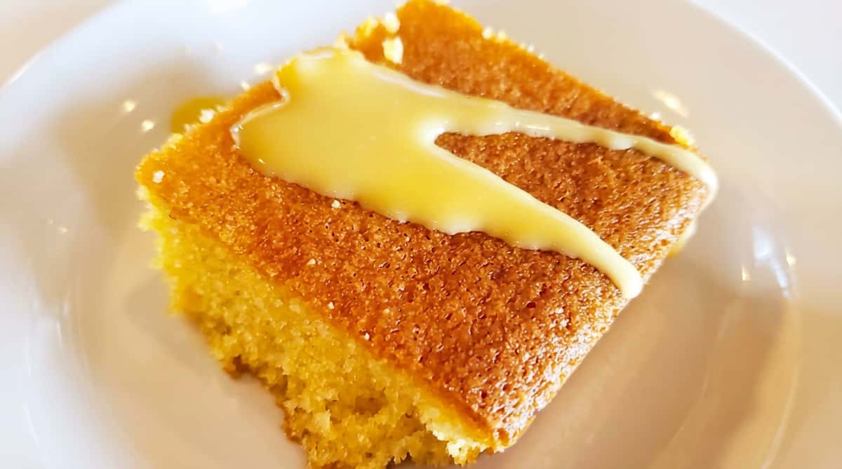 cornbread slice