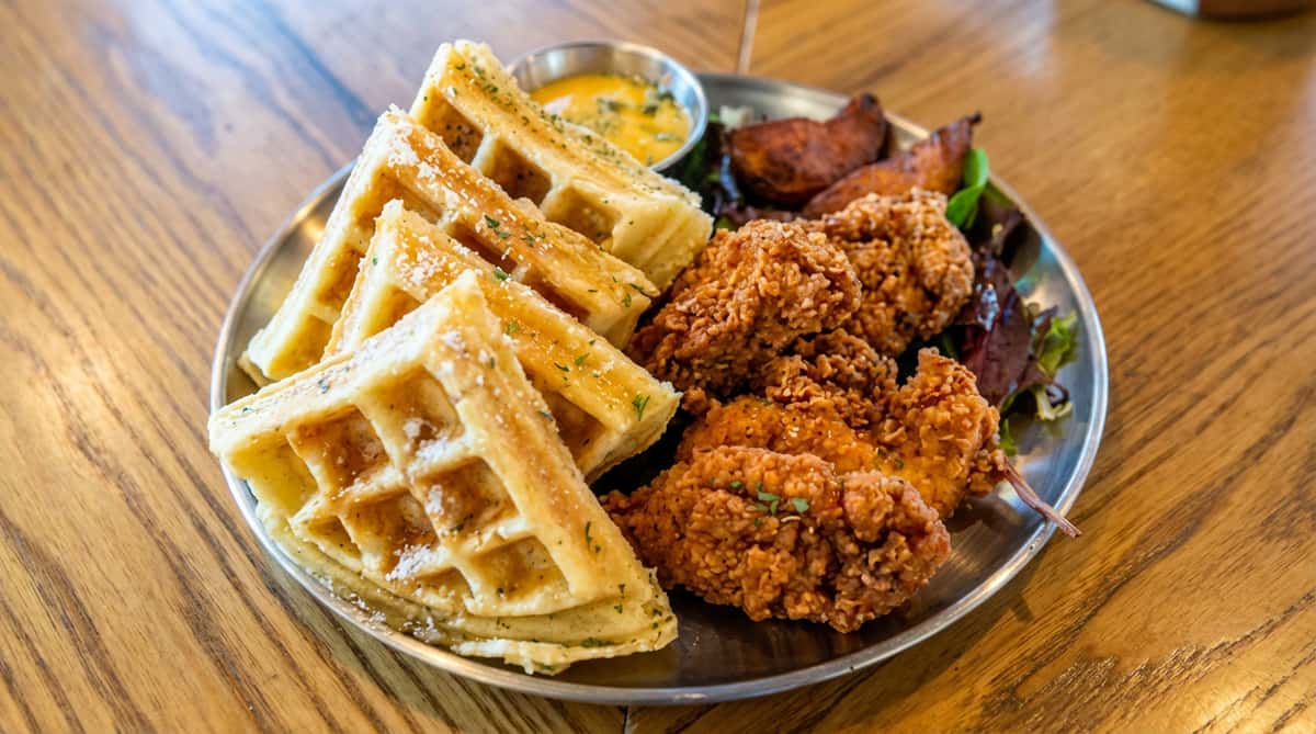 chicken waffles