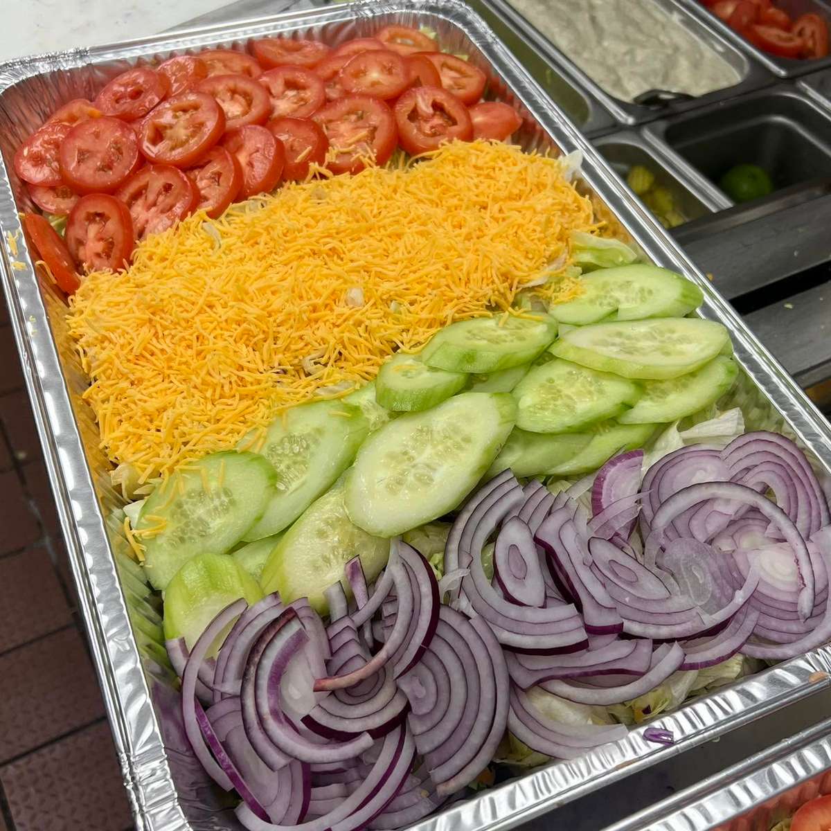 catering veggies