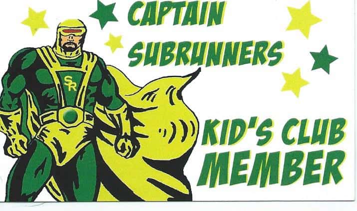 captain sub runners kid clubs member card