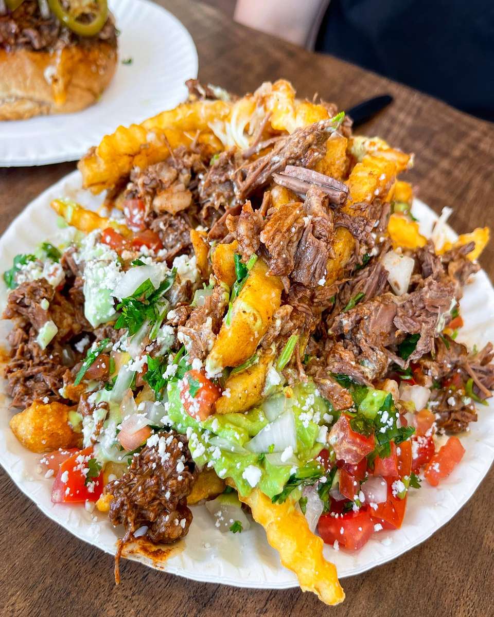 table of mexican food