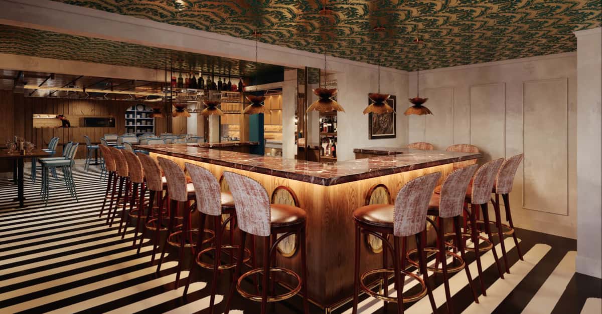 Bar area