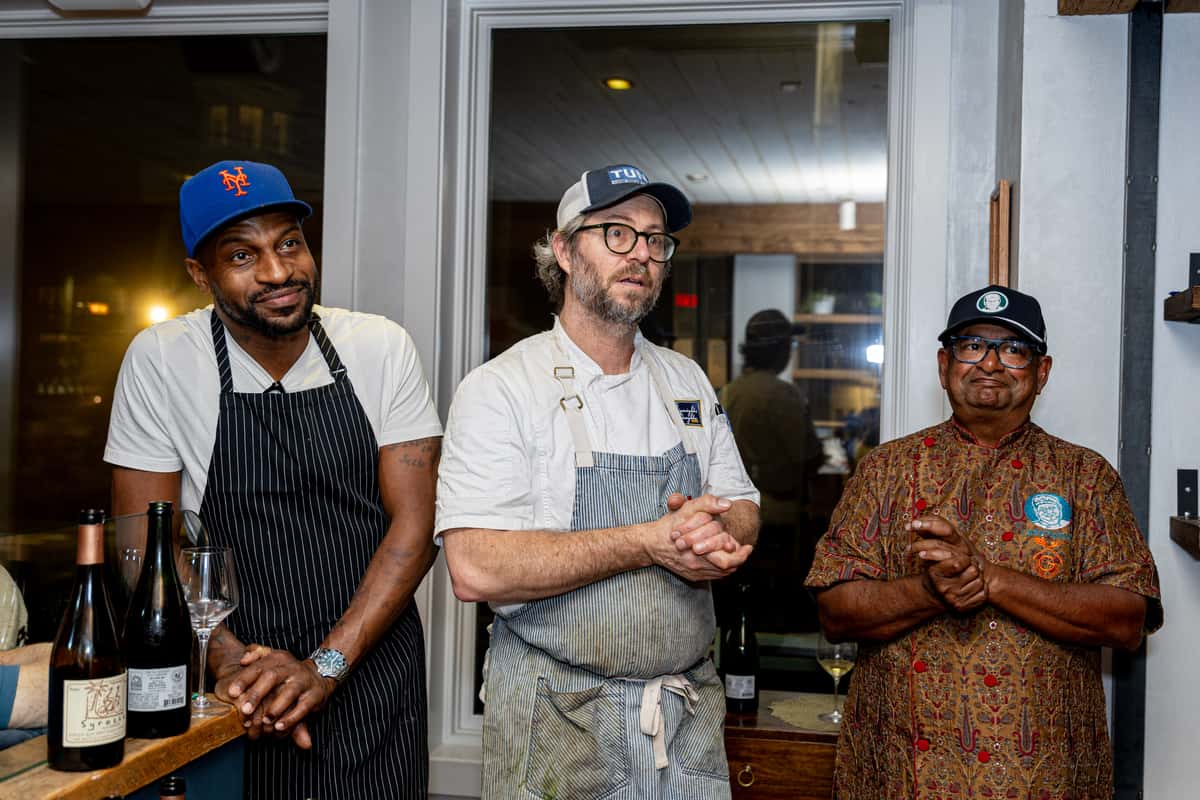 Chef Prasad with Chef David Standridge & Chef Damon "Daye" Sawyer