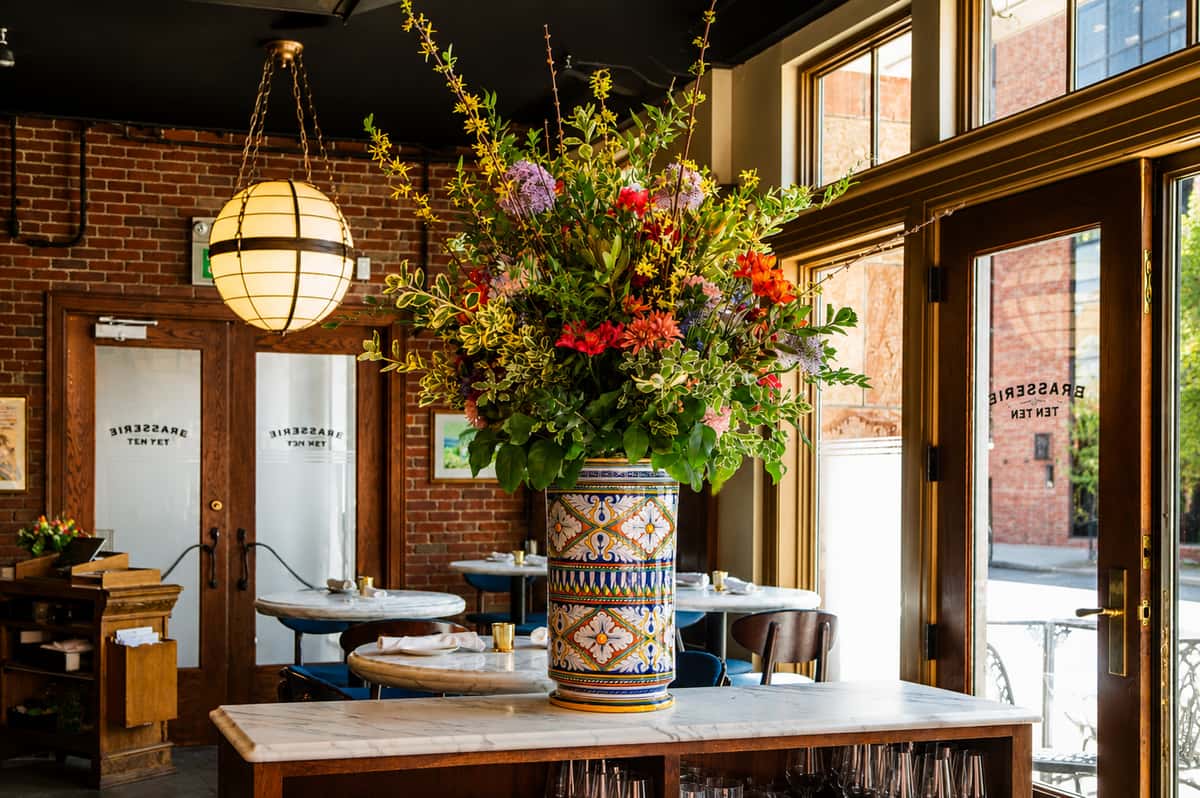 Interior with Flowers