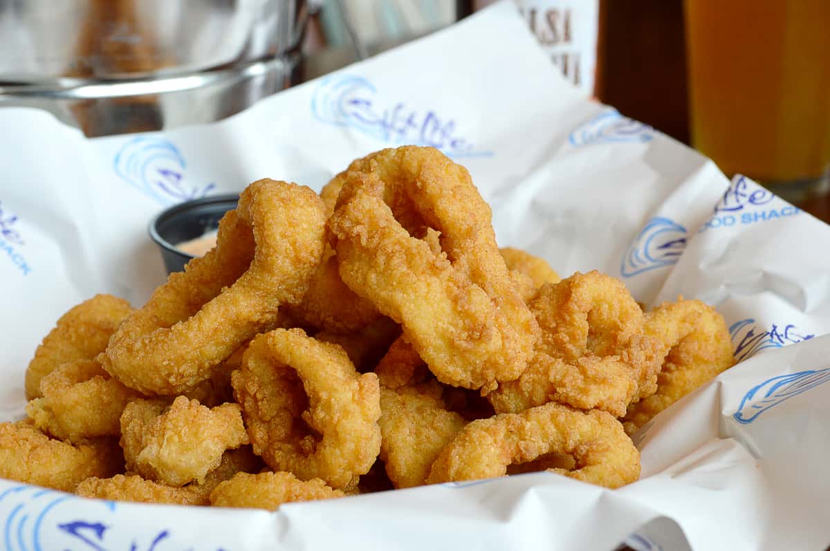 Lightly fried calamari rings, served with shack sauce