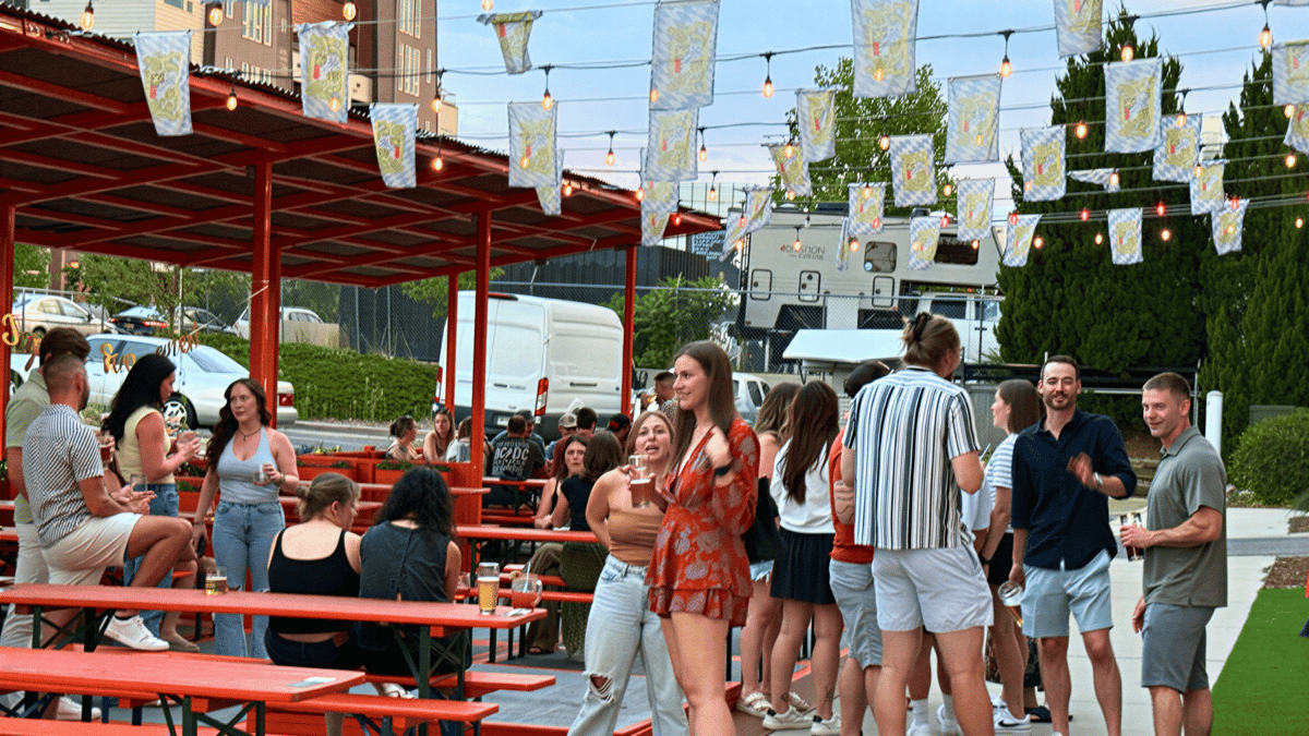 Biergarten Guests
