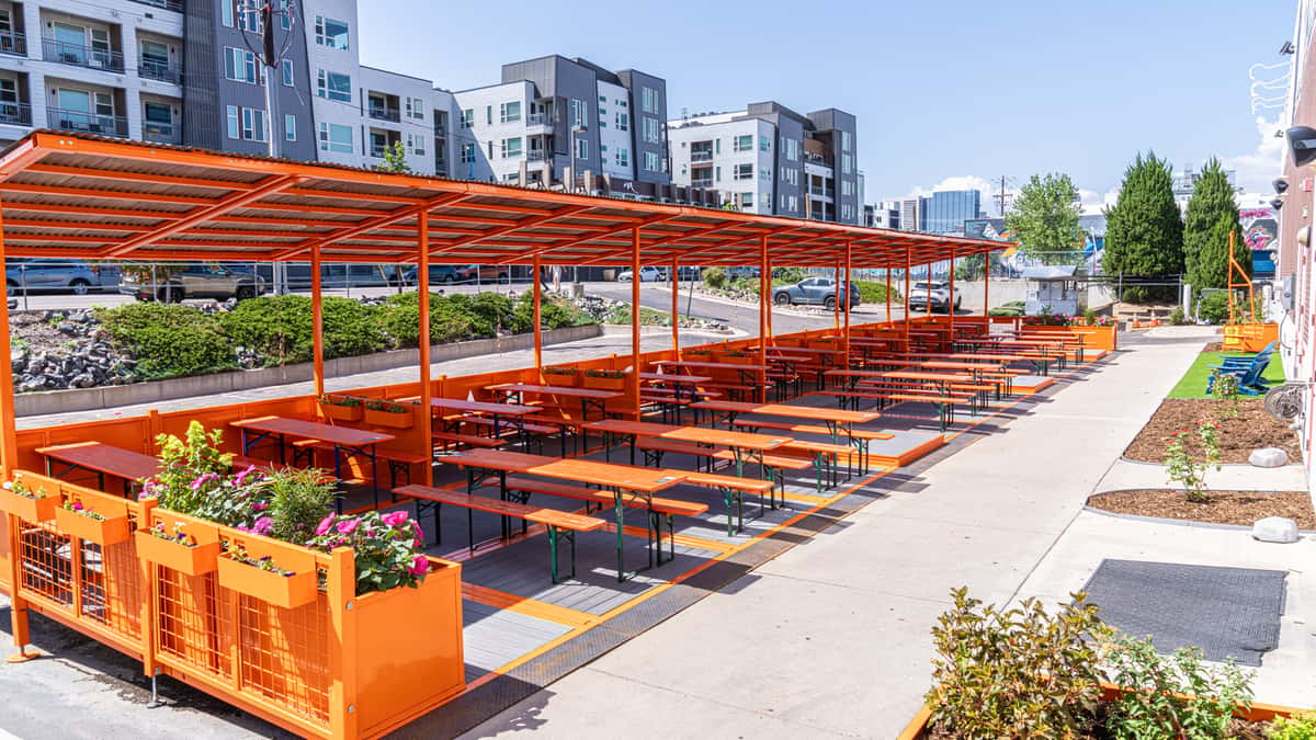 Biergarten Seating